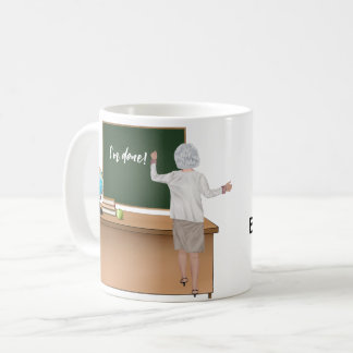 Taza De Café Mug de regalo de jubilación de profesores personal