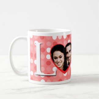 Taza De Café Mug de regalo de plantilla de fotos de amor