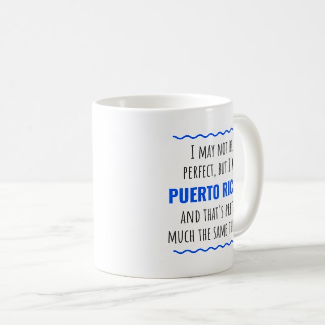 Taza De Café Mug de regalo de Puerto Rico (Anverso derecho)