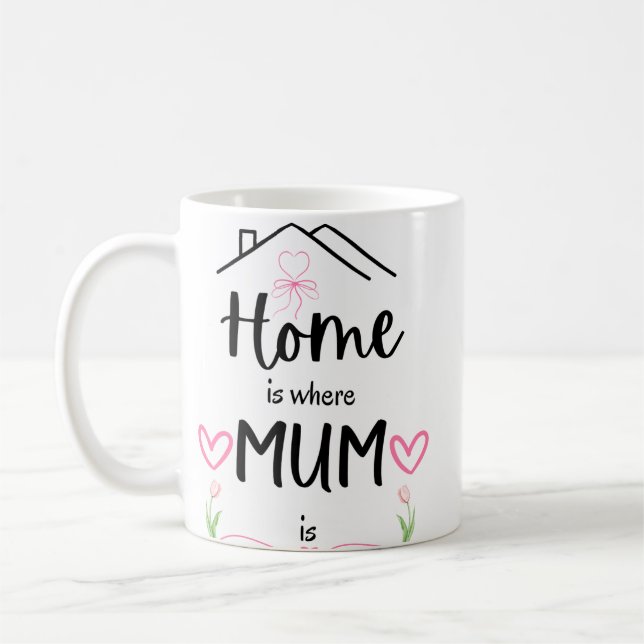 Taza De Café Mug de regalo del Día de la Madre (Izquierda)