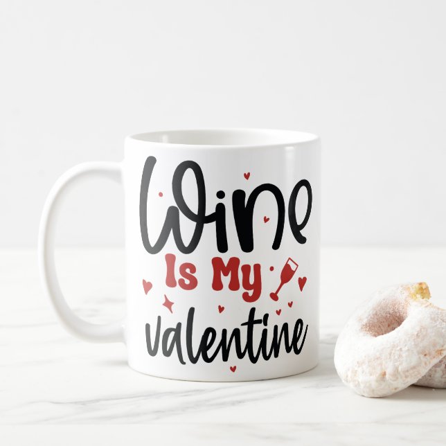 Taza De Café Mug de regalo del Día de San Valentín original par (Con donut)