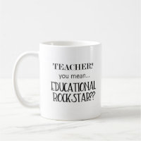 Mug de regalo para profesor de Rockstar