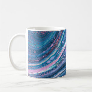 Taza De Café Mug de resumen azul de Guay 3 especial de Kansas C