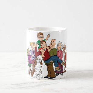 Taza De Café Mug de retrato familiar