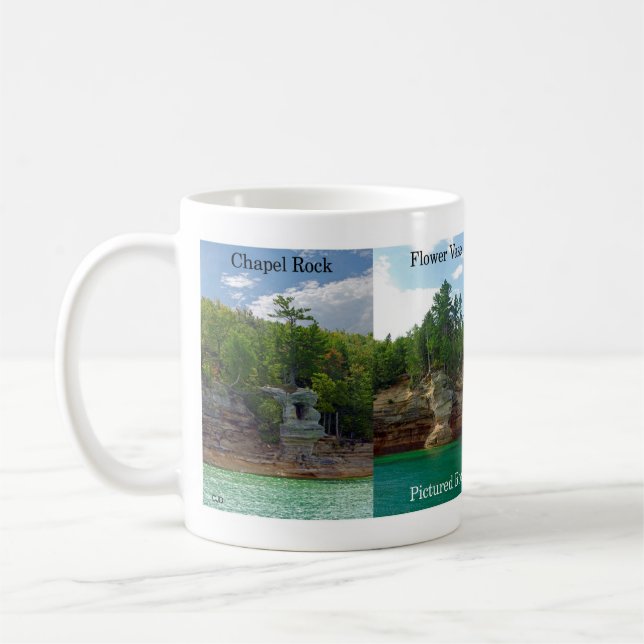 Taza De Café Mug de Rocas Nacionales en Lakeshore (Izquierda)