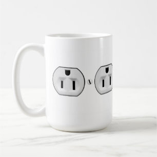Taza De Café Mug de salida eléctrica divertida   Regalo eléct