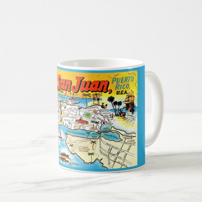 Taza De Café Mug de San Juan Puerto Rico (Anverso derecho)