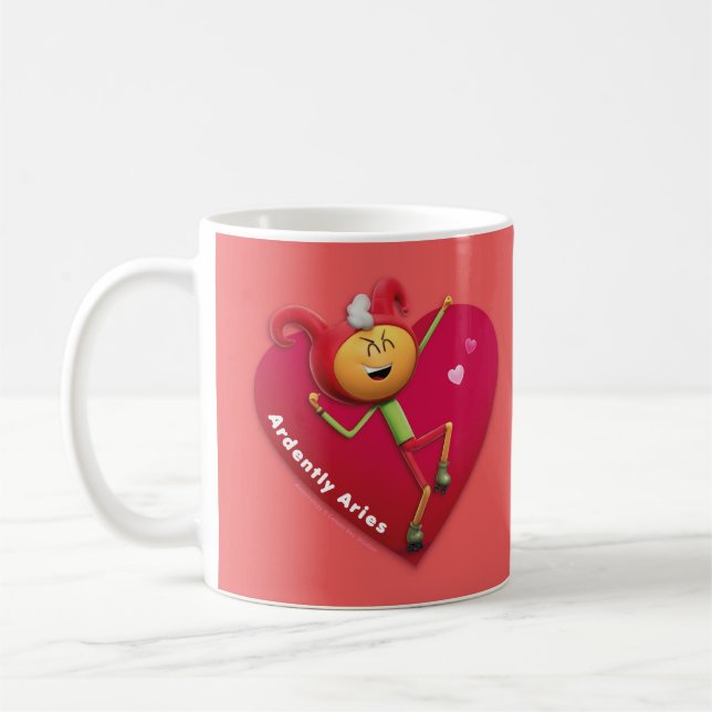 Taza De Café Mug de San Valentín para Aries (Izquierda)