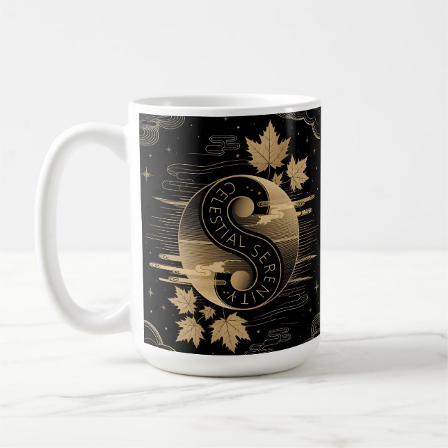 Taza De Café Mug de serenidad celestial (Izquierda)