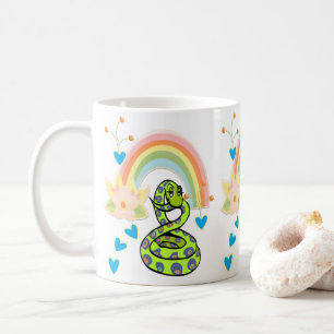 Taza De Café Mug de serpiente arcoiris