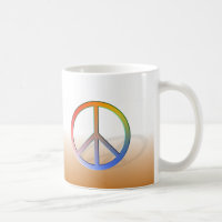 Mug de símbolo de paz