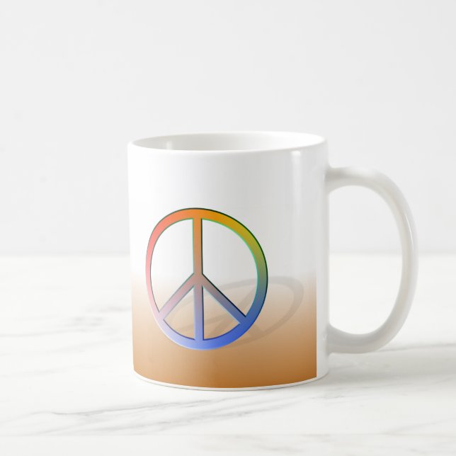 Taza De Café Mug de símbolo de paz (Derecha)