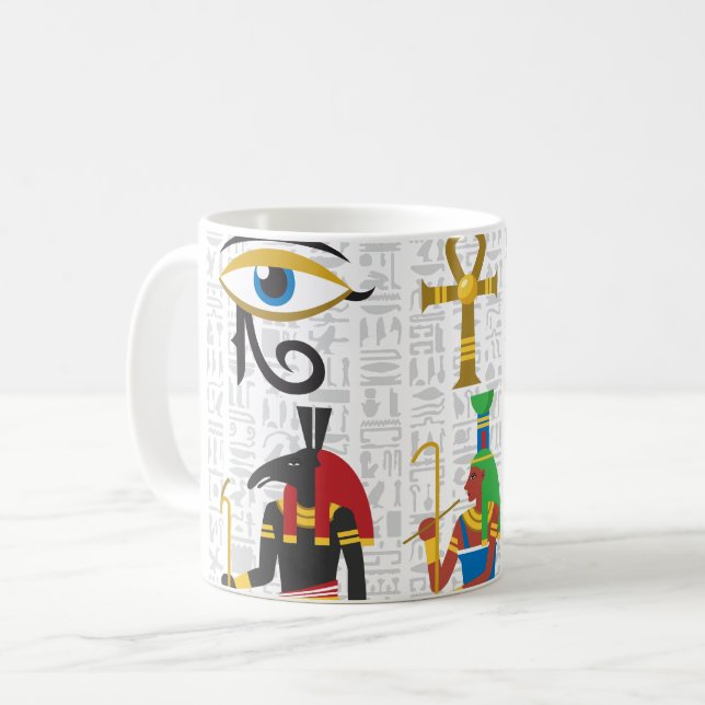 Taza De Café Mug de símbolos egipcios (Anverso izquierdo)