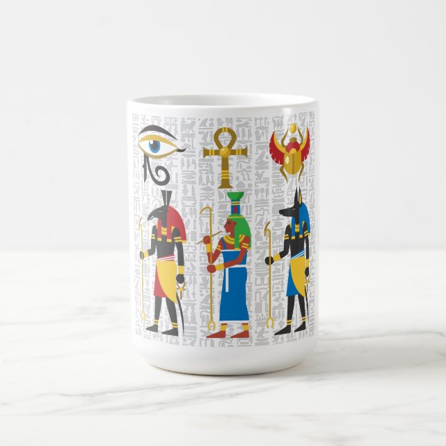 Taza De Café Mug de símbolos egipcios (Centro)