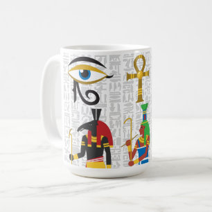 Taza De Café Mug de símbolos egipcios