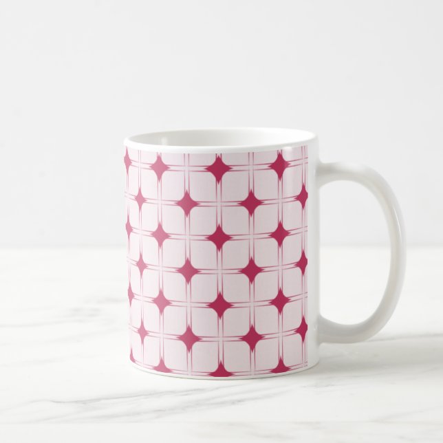 Taza De Café Mug de sofisticación retro, magenta (Derecha)