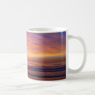 Taza De Café Mug. de sol de California Beach