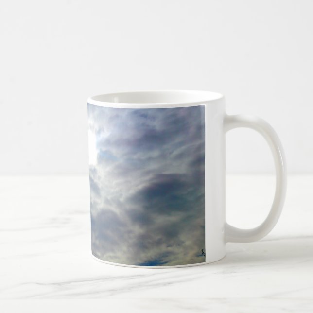 Taza De Café Mug de sol y nubes (Derecha)