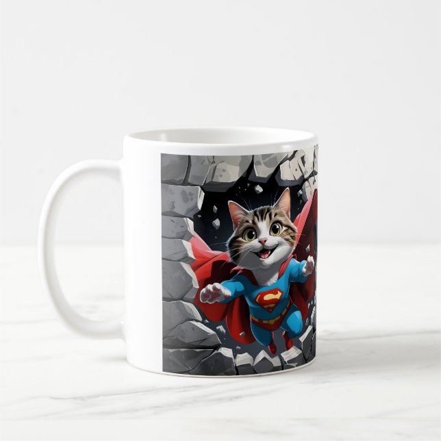 Taza De Café Mug de Super-Cat (Izquierda)