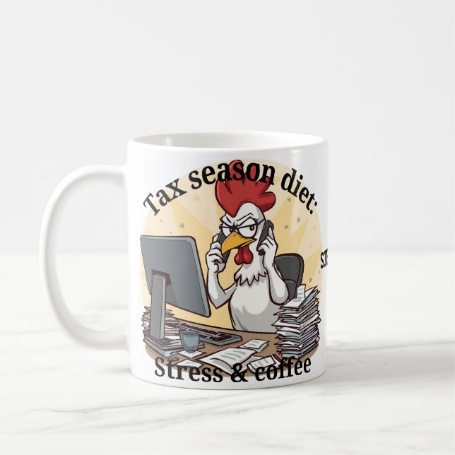 Taza De Café Mug de temporada de impuestos (Izquierda)