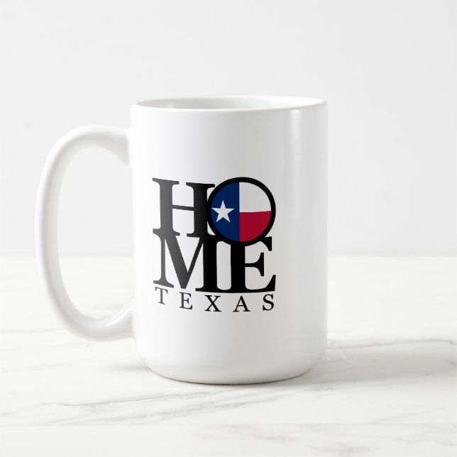 Taza De Café Mug de Texas HOME (Izquierda)