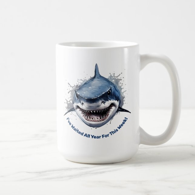 Taza De Café Mug de tiburón (Derecha)