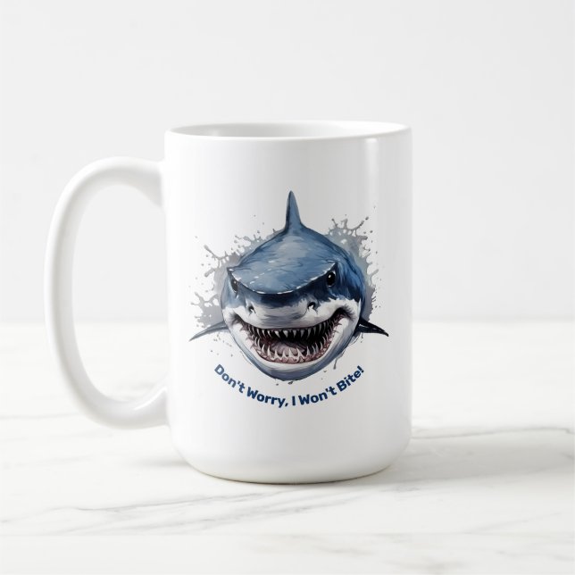 Taza De Café Mug de tiburón (Izquierda)