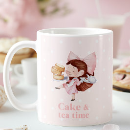 Taza De Café Mug de tiempo de té y torta