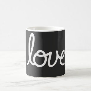 Taza De Café Mug de tipografía de amor