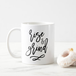 Taza De Café Mug de tipografía de aumento y de adorno