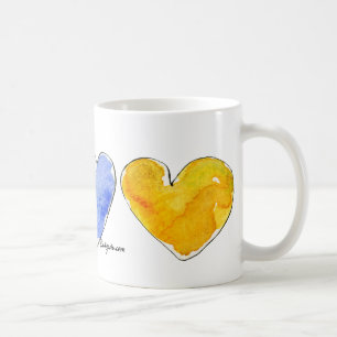 Taza De Café Mug de tres corazones