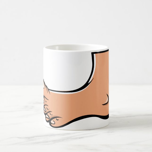 Taza De Café Mug de un pie (Centro)