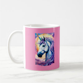 Taza De Café Mug de Unicornio púrpura cósmica
