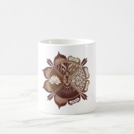 Taza De Café Mug de unidad multicultural - Fusión cultural