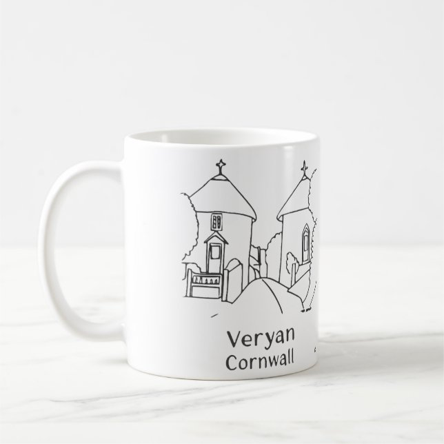 Taza De Café Mug de Veryan Roundhouses (Izquierda)