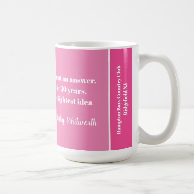 Taza De Café Mug de viajero de golf personalizado (Derecha)