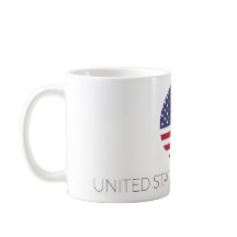 Mug de viajes de la bandera de los Estados Unidos