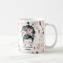 Taza De Café Mug de vida personalizada de Nail Tech Tools