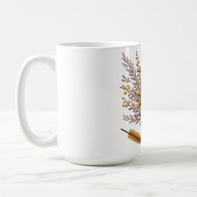 Taza De Café Mug de Wattle dorado (Izquierda)