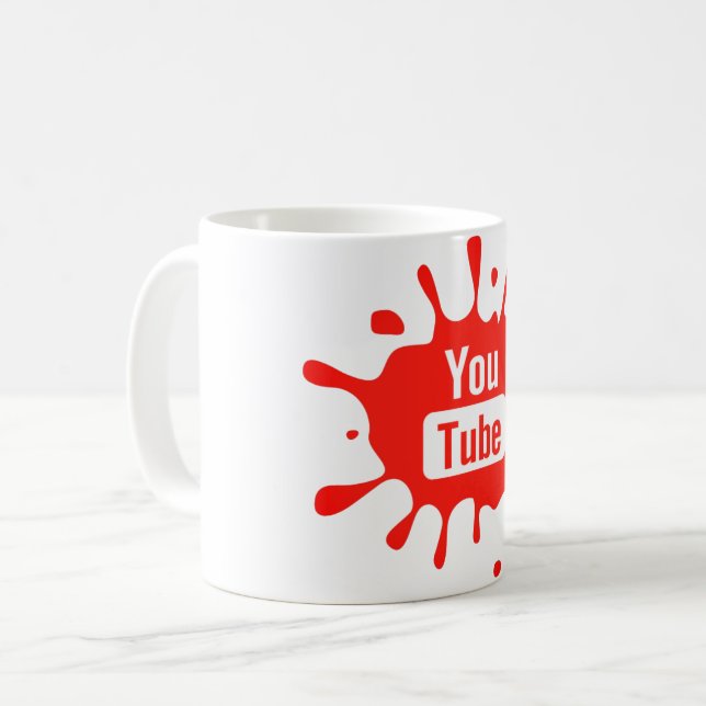 Taza De Café Mug de YouTube (Anverso izquierdo)
