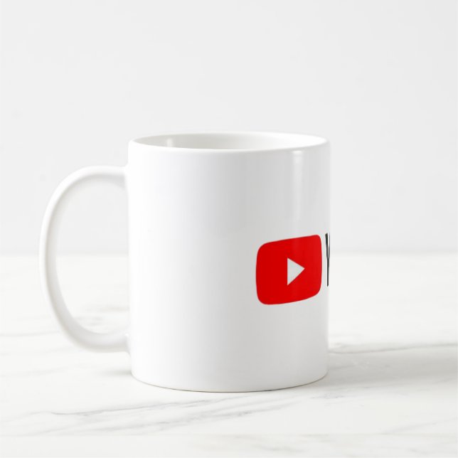 Taza De Café Mug de Youtube de alta calidad (Izquierda)