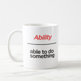 Taza De Café Mug: Definición de la Habilidad