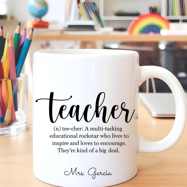 Taza De Café Mug. definición del profesor (Subido por el creador)