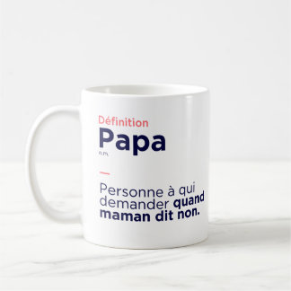Taza De Café Mug Définition Papa