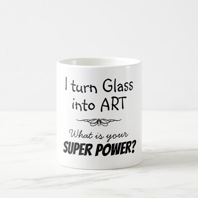 Taza De Café Mug del artista del super cristal (Centro)