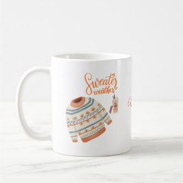 Taza De Café Mug del clima dulce acogedor con nombre personaliz