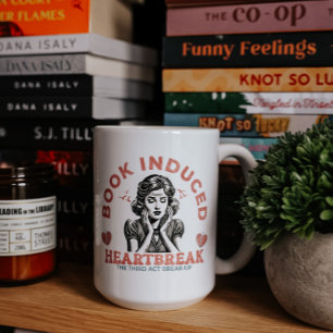 Taza De Café Mug del corazón inducido por el libro