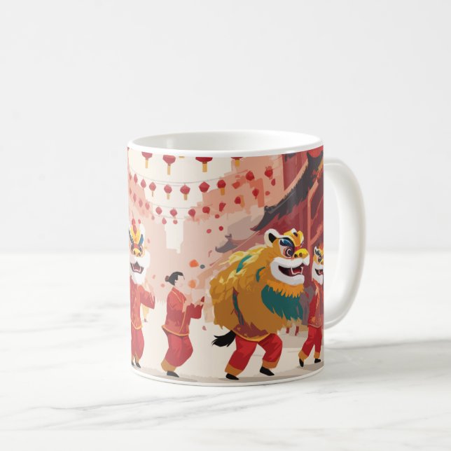 Taza De Café Mug. del desfile lunar (Anverso derecho)