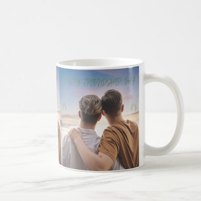Taza De Café Mug del Día de la Amistad (Derecha)