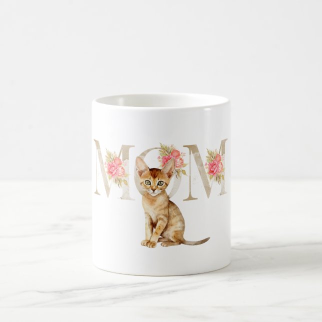 Taza De Café Mug del Día de la Madre de Kitten (Centro)